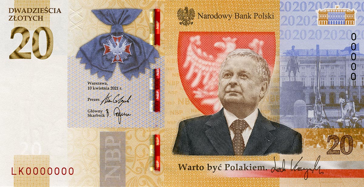 20 zł banknot Kolekcjonerski - Warto być polakiem