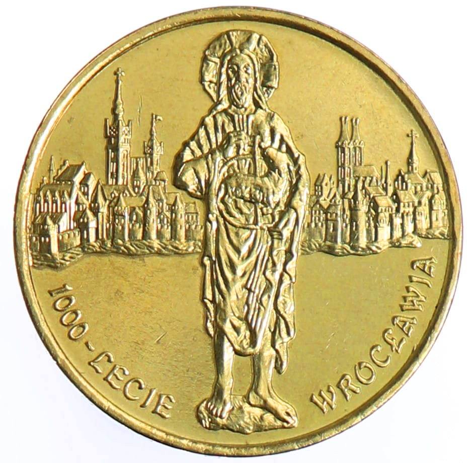 Moneta 2 zł - 1000-lecie Wrocławia