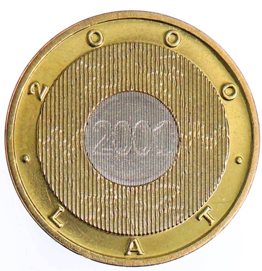 Moneta 2 zł - Rok 2000 – przełom tysiącleci
