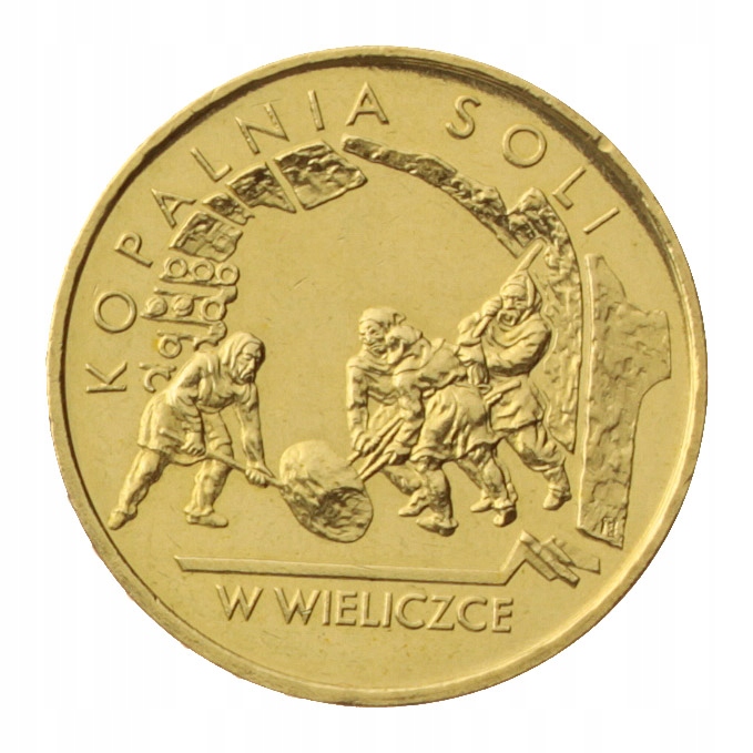 Moneta 2 zł - Kopalnia soli w Wieliczce