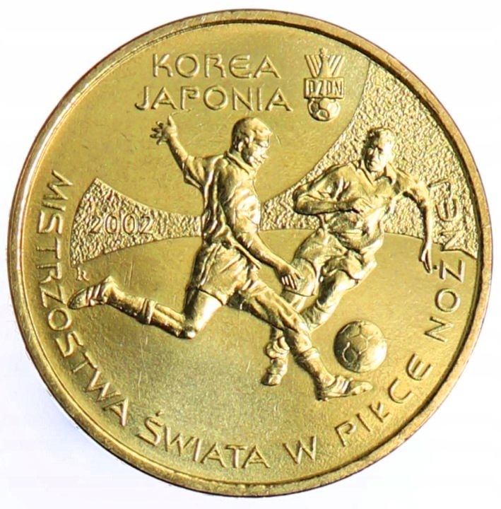 Moneta 2 zł - Mistrzostwa Świata Korea - Japonia