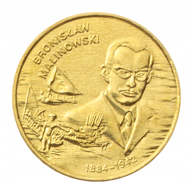 Moneta 2 zł - Bronisław Malinowski