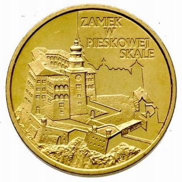 Moneta 2 zł - Zamek w Pieskowej Skale